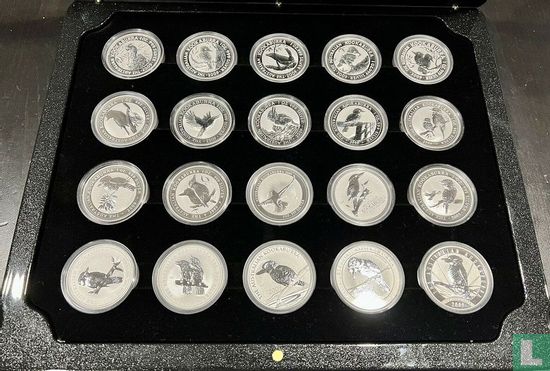 Australië combinatie set 2009 (PROOF) "20th anniversary Australian kookaburra bullion coin series" - Afbeelding 2