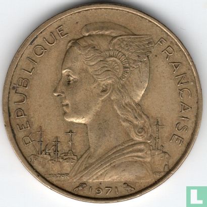 Réunion 20 francs 1971 - Afbeelding 1