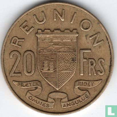 Réunion 20 francs 1971 - Afbeelding 2