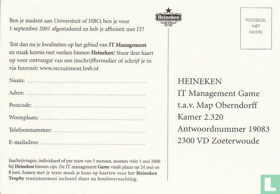 Heineken "IT Management Game" - Afbeelding 2