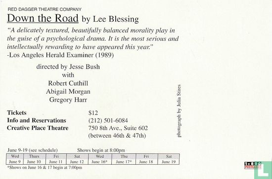 Lee Blessing - Down the Road - Bild 2