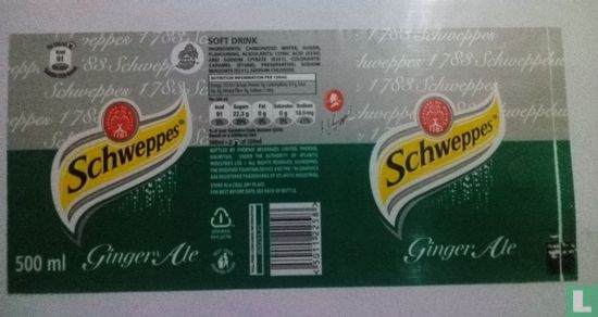 Schweppes Ginger Ale - Image 1