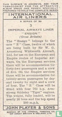 Imperial Airways Liner "Ensign" - Bild 2