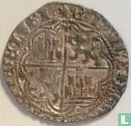 Castille et León 1 real 1454 - Image 2