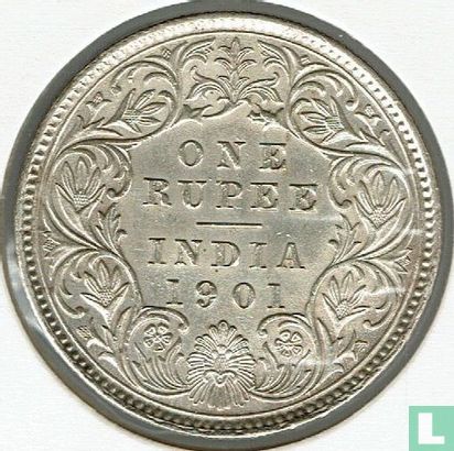Brits-Indië 1 rupee 1901 (Calcutta) - Afbeelding 1