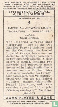Imperial Airways Liner "Horatius" ; "Heracles" Class  - Bild 2