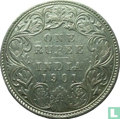 British India 1 rupee 1901 (Bombay) - Image 1