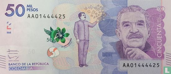 Colombia 50.000 Pesos - Afbeelding 1