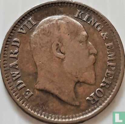 British India ½ pice 1906 (copper) - Image 2