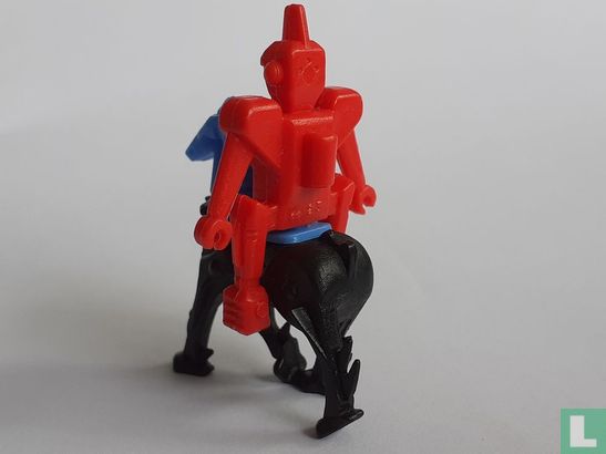 Roboter auf Pferd (rot/schwarz/blau) - Bild 2