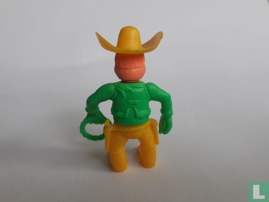 Cowboy mit Lasso gelb/grün - Bild 2