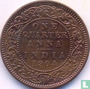 Inde britannique ¼ anna 1904 - Image 1