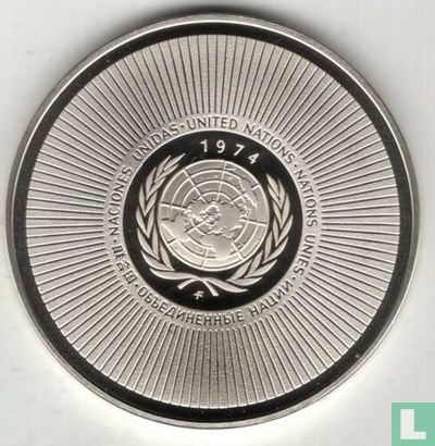 United Nations 1974 Peace medal bronze - Image 1