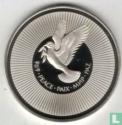 United Nations 1974 Peace medal bronze - Image 2