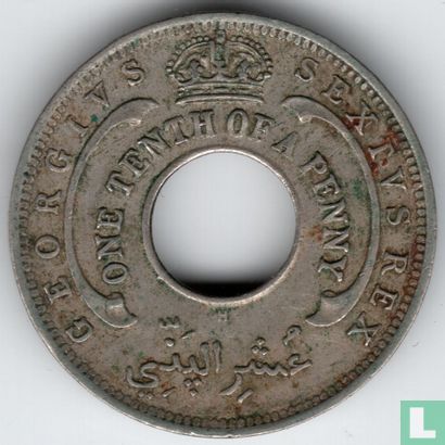 British West Africa 1/10 penny 1949 (H) - Image 2