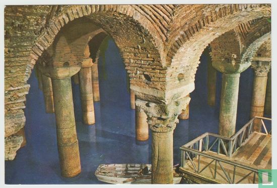 The Underground Cistern Istanbul Turkey Postcard - Image 1