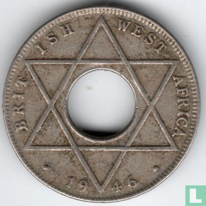 British West Africa 1/10 penny 1946 (KN) - Image 1