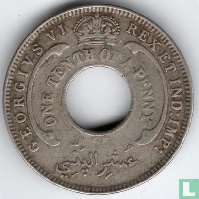 British West Africa 1/10 penny 1946 (KN) - Image 2