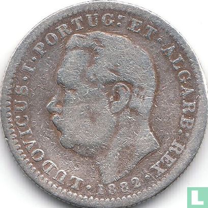 Portugees-India ½ rupia 1882 - Afbeelding 1