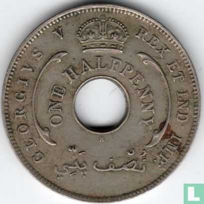 Afrique de l'Ouest britannique ½ penny 1911 - Image 2