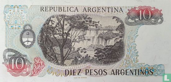 Argentinië 10 Pesos Argentinos - Afbeelding 2