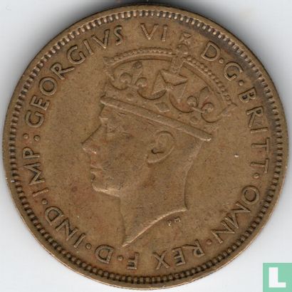 Afrique de l'Ouest britannique 1 shilling 1947 (KN) - Image 2