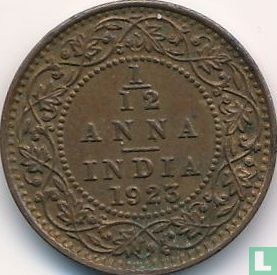 Inde britannique 1/12 anna 1923 (Bombay) - Image 1