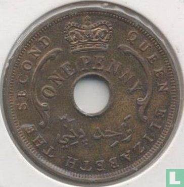 Brits-West-Afrika 1 penny 1956 (KN) - Afbeelding 2