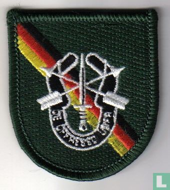10th Special Forces Europe Beret Flash (sewn in crest)