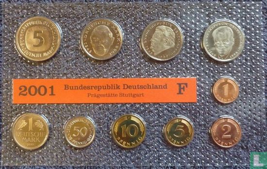 Germany mint set 2001 (F) - Image 1