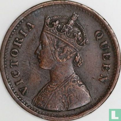 Brits-Indië ½ pice 1862 (Calcutta) - Afbeelding 2