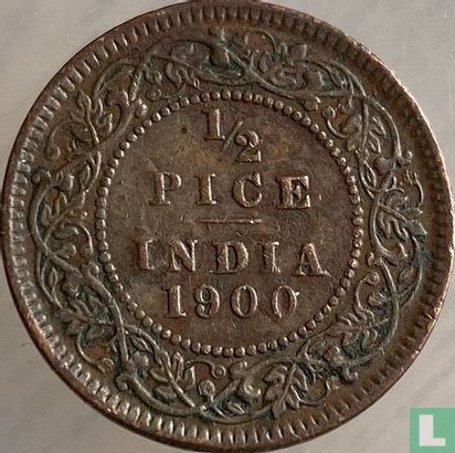 Brits-Indië ½ pice 1900 - Afbeelding 1