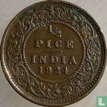 Brits-Indië ½ pice 1924 - Afbeelding 1