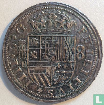 Espagne 8 reales 1660 - Image 2