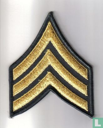 Sergeant Cloth Shoulder Rank Insignia