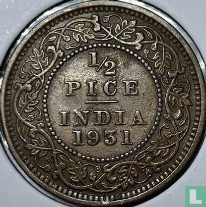 Brits-Indië ½ pice 1931 - Afbeelding 1