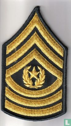 Command Sergeant Major Cloth Shoulder Rank Insignia