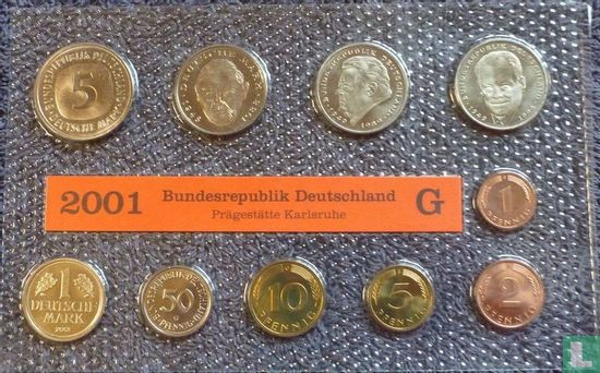 Germany mint set 2001 (G) - Image 1