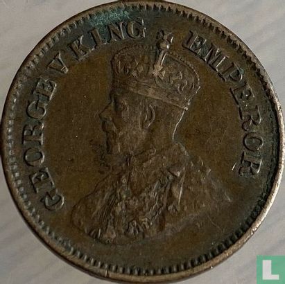 Brits-Indië ½ pice 1917 - Afbeelding 2