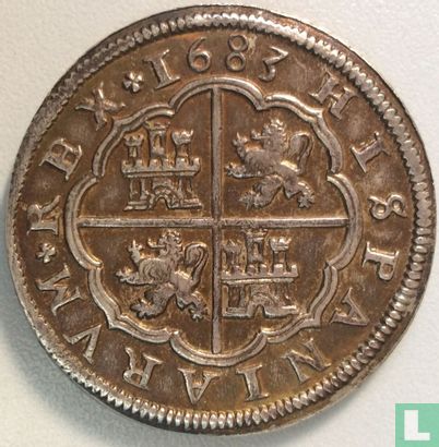 Spanje 8 real 1683 - Afbeelding 1