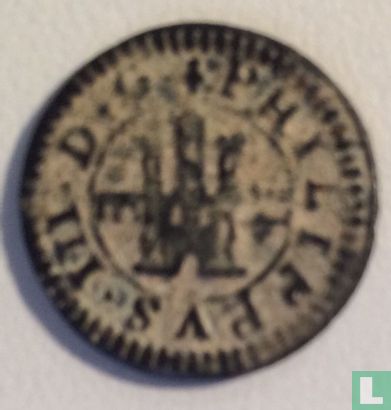 Spanje 2 maravedis 1602 (Segovia - nieuw munthuis) - Afbeelding 2