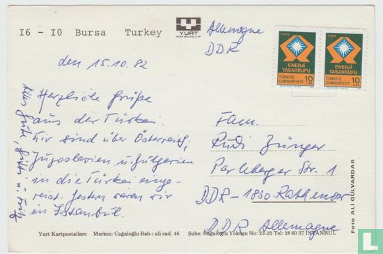 Bursa Turkey Multiview Postcard - Bild 2