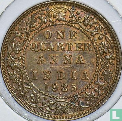 Brits-Indië ¼ anna 1925 (Bombay) - Afbeelding 1