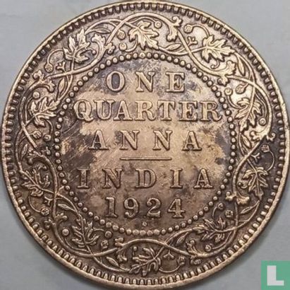 Brits-Indië ¼ anna 1924 - Afbeelding 1