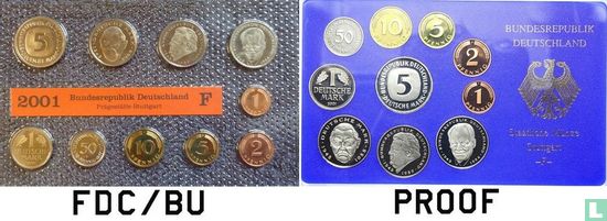Germany mint set 2001 (F) - Image 3