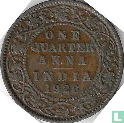Brits-Indië ¼ anna 1926 (Bombay) - Afbeelding 1