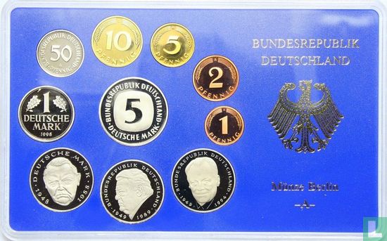 Germany mint set 1998 (A - PROOF) - Image 1