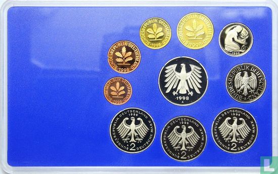 Germany mint set 1998 (A - PROOF) - Image 2