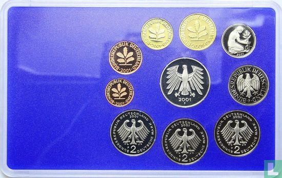 Germany mint set 2001 (F - PROOF) - Image 2