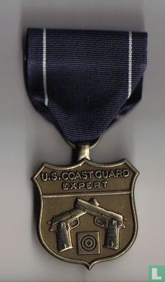 US Coast Guard Expert Pistol Shot Medal